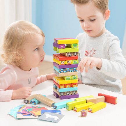 Top Bright Επιτραπέζιο Παιχνίδι Animal Stacking για 2 Παίκτες 3+ Ετών (120314) - Image 4