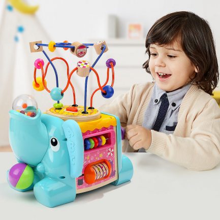 TopBright Elephant Activity Cube 5 in 1 - Κύβος Δραστηριοτήτων Ελέφαντας (120384) - Image 2