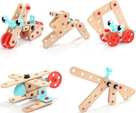 Παιχνιδολαμπάδα TopBright Take-along Tool Kit Toy - Ξύλινη Εργαλειοθήκη Δραστηριοτήτων (120390) - Image 5