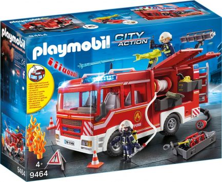 Παιχνιδολαμπάδα Playmobil City Action: Πυροσβεστικό Όχημα (9464) - Image 3