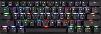 Motospeed CK62/K62 Black Bluetooth mechanical keyboard RGB with blue switch GR layout (MT00125) - Image 2