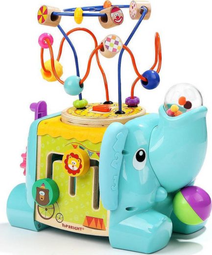 TopBright Elephant Activity Cube 5 in 1 - Κύβος Δραστηριοτήτων Ελέφαντας (120384) - Image 7