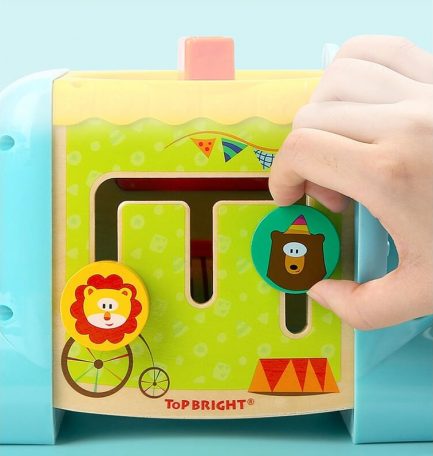 TopBright Elephant Activity Cube 5 in 1 - Κύβος Δραστηριοτήτων Ελέφαντας (120384) - Image 5
