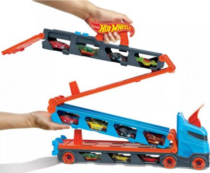Παιχνιδολαμπάδα Mattel Hot Wheels Νταλίκα Πίστα 2 σε 1 (GVG37) - Image 3