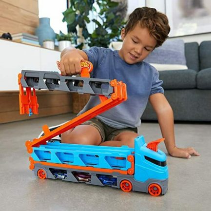 Παιχνιδολαμπάδα Mattel Hot Wheels Νταλίκα Πίστα 2 σε 1 (GVG37) - Image 2