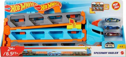 Παιχνιδολαμπάδα Mattel Hot Wheels Νταλίκα Πίστα 2 σε 1 (GVG37) - Image 5