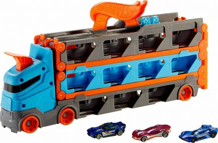 Παιχνιδολαμπάδα Mattel Hot Wheels Νταλίκα Πίστα 2 σε 1 (GVG37) - Image 6