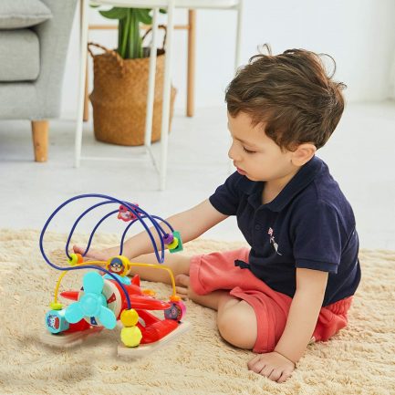 TopBright Multifunctional Round Bead Plane -Ξύλινος Λαβύρινθος Αεροπλανάκι (120433) - Image 4