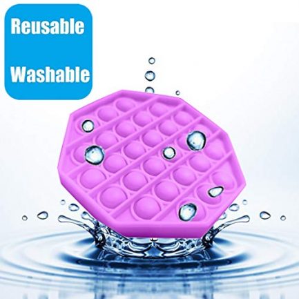 Pop It Παιχνίδι Στρες Ανακούφισης παζλ- Bubble Sensory Decompression Toy παζλ για ενήλικες Παιδιά - Octagon Purple (oem) - Image 3