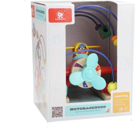 TopBright Multifunctional Round Bead Plane -Ξύλινος Λαβύρινθος Αεροπλανάκι (120433) - Image 8