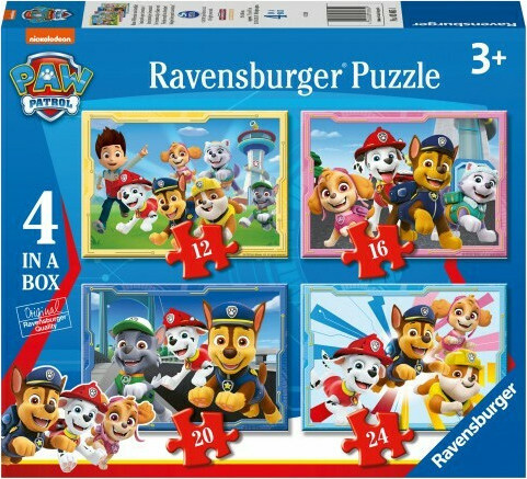 Παζλ 4 σε 1 Paw Patrol 72pcs Ravensburger 03065