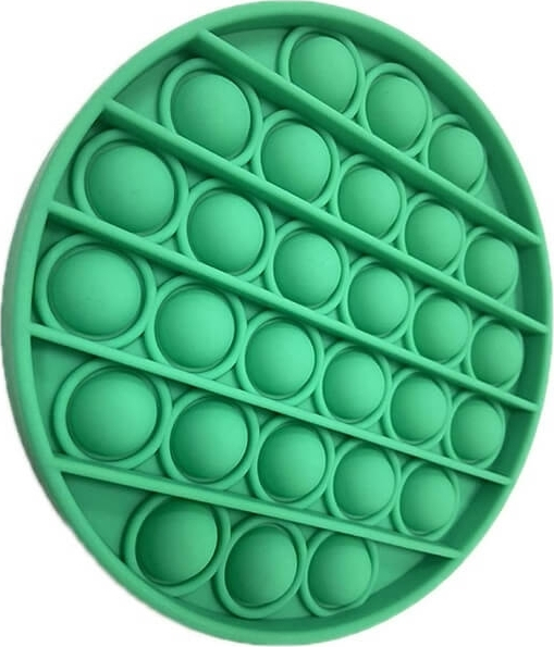 Pop It Παιχνίδι Στρες Ανακούφισης παζλ- Bubble Sensory Decompression Toy Round παζλ για ενήλικες Παιδιά - Round Green
