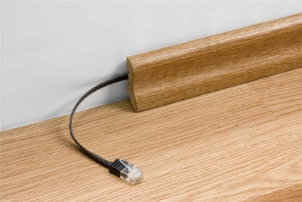 GOOBAY καλώδιο U/UTP CAT6, flat, AWG 32/7, copper, 10m, μαύρο (95381) - Image 2