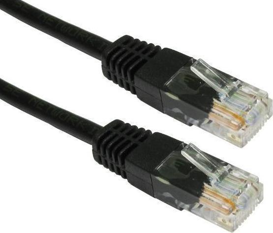 Powertech U/UTP Cat.5e Cable 10m Μαύρο CAB-N006