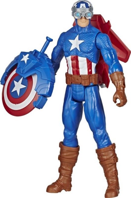 Hasbro Marvel Avengers Blast Gear: Titan Hero Series - Captain America Innovation (30cm) (E7374) - Image 2