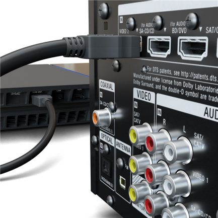 Goobay HDMI 1.4 Cable HDMI male - HDMI male 5m Μαύρο 4K 3D, 30AWG, CCS (51822) - Image 2