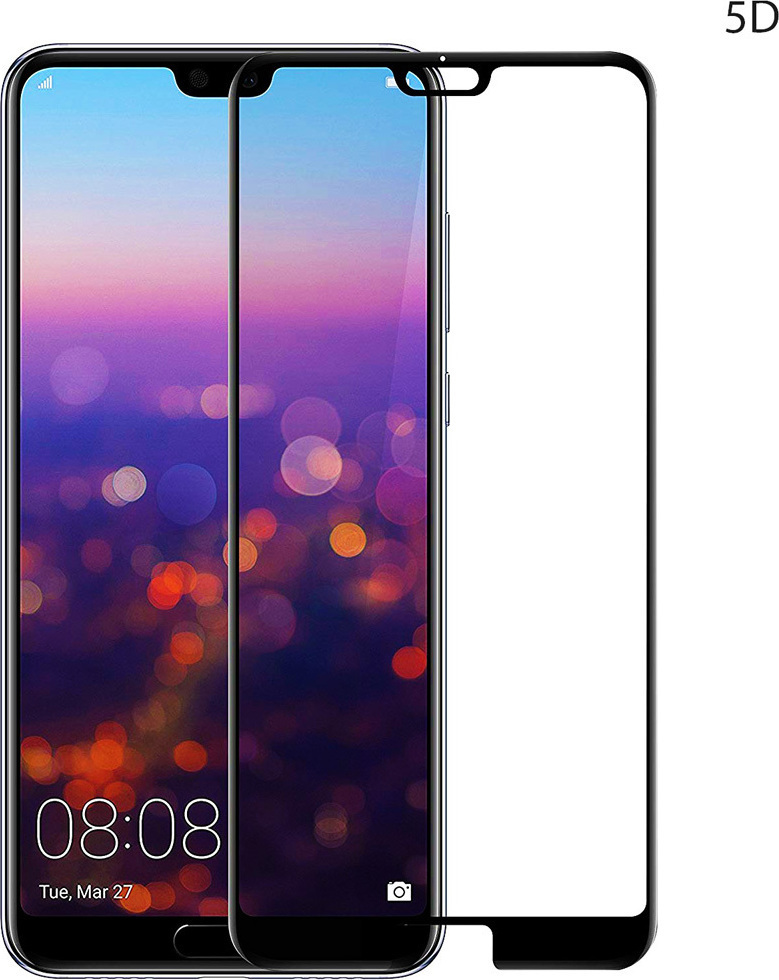 YSY Προστατευτικό τζάμι οθόνης για Huawei P20 Pro Full Glue - Μαύρο (YSY-HW-P20P-BLK)