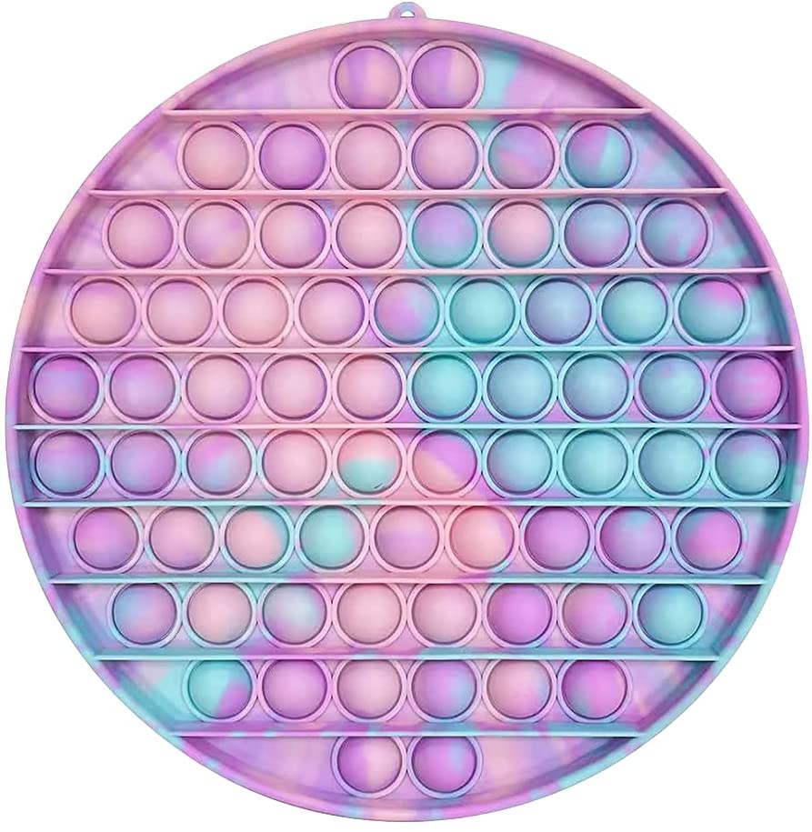 Pop It Fidget Γίγας Στρογγυλό Tie Dye Blue/Purple - Game Show