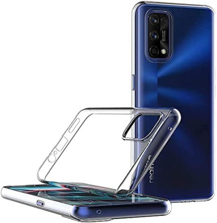 Realme 7 Pro (6.4 inch) - Soft TPU Rubber Gel Bumper Transparent Back Cover (oem) - Image 2