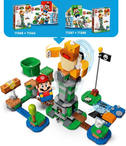 LEGO® Super Mario™: Πίστα Επέκτασης Ανατρεπόμενος Πύργος του Boss Sumo Bro Expansion Set (71388) - Image 3