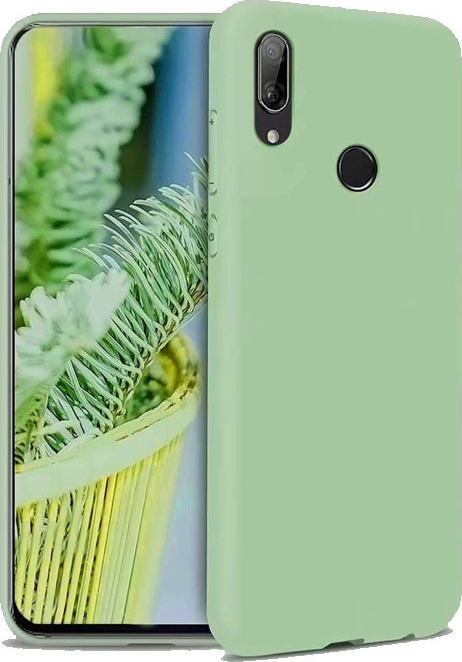 (Huawei Y7 2019 / Y7 Prime 2019)- Soft Rubberized TPU Slim Protective Cover  – Green (oem)