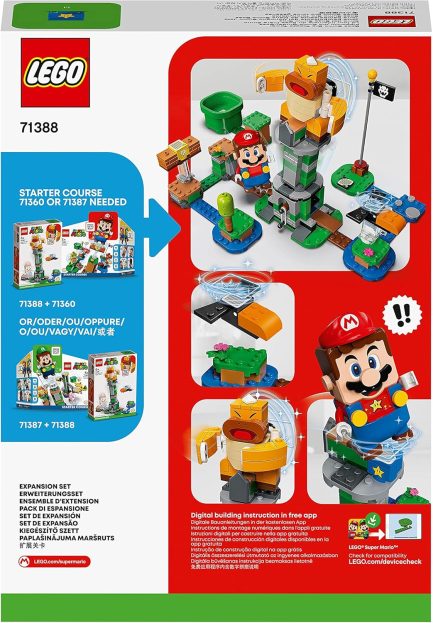 LEGO® Super Mario™: Πίστα Επέκτασης Ανατρεπόμενος Πύργος του Boss Sumo Bro Expansion Set (71388) - Image 4