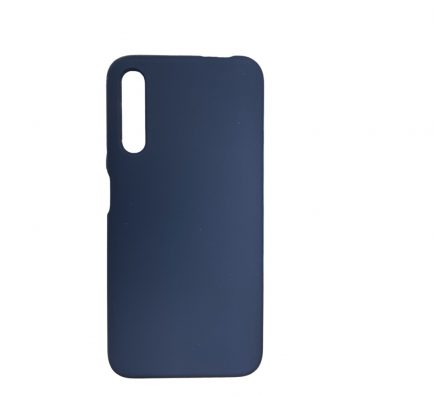 Huawei P Smart Pro - Silky and Soft-touch finish Silicone Cover Dark Blue (oem) - Image 2