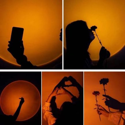 Sunset Lamp Κόκκινο Ηλιοβασίλεμα (YD-009) - Image 6