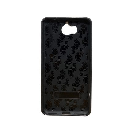 Huawei Y6 2017/Y5 2017 - Σκληρή Θήκη Σιλικόνης με διπλή επίστρωση- Black oem - Image 2