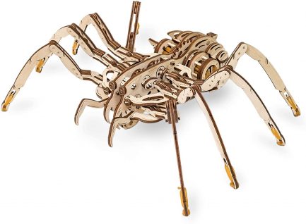 Μηχανικό τρισδιάστατο παζλ EWA Eco Wood Art 3D Wooden Puzzle Mechanical Model - Spider (4815123000488) - Image 2