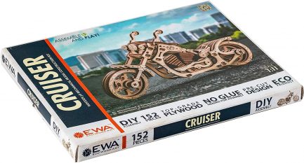 Μηχανικό τρισδιάστατο παζλ EWA Eco Wood Art 3D Wooden Puzzle Mechanical Model - Art Cruiser (4815123000433) - Image 2