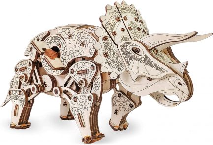 Μηχανικό τρισδιάστατο παζλ EWA Eco Wood Art 3D Wooden Puzzle Mechanical Model -Triceratops (4815123000570) - Image 3