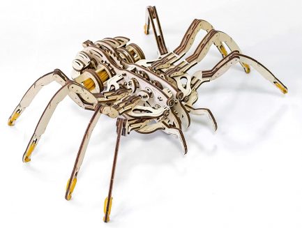 Μηχανικό τρισδιάστατο παζλ EWA Eco Wood Art 3D Wooden Puzzle Mechanical Model - Spider (4815123000488) - Image 3