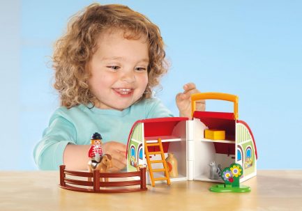 Playmobil® 1.2.3 - Αχυρώνας-Βαλιτσάκι 1.2.3 (70180) - Image 2