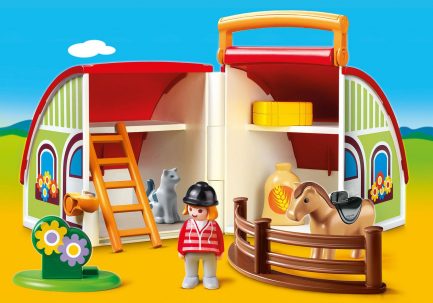 Playmobil® 1.2.3 - Αχυρώνας-Βαλιτσάκι 1.2.3 (70180) - Image 3