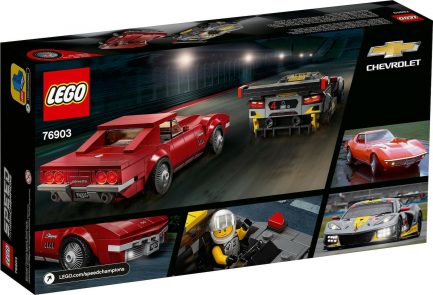 LEGO® Speed Champions: Chevrolet Corvette C8.R Race Car and 1968 Chevrolet Corvette (76903) - Image 2