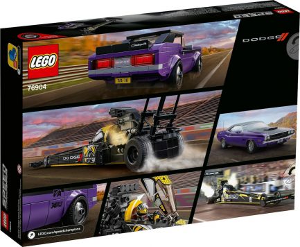 LEGO® Speed Champions: Mopar Dodge//SRT Top Fuel Dragster and 1970 Dodge Challenger T/A (76904) - Image 12