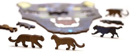 EWA Eco-Wood-Art - Panther - Coloured Wooden Puzzle for Teenagers and Adults - DIY Kit, Self Assembly, No Glue Required - 102 Pieces (4815123001096) 917153_DE - Image 4