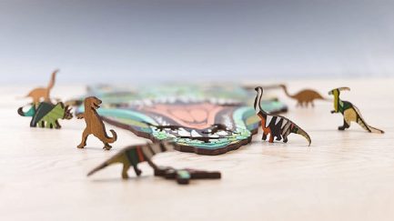 EWA Eco-Wood-Art - T-Rex - Coloured Wooden Puzzle for Teenagers and Adults - DIY Kit, Self Assembly, No Glue Required - 129 Pieces  (4815123001133) ( 945973_DE) - Image 4