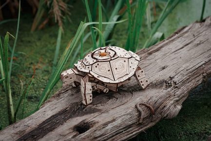 Μηχανικό τρισδιάστατο παζλ EWA Eco Wood Art 3D Wooden Puzzle Mechanical Model - Turtle (4815123000976) - Image 7
