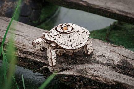 Μηχανικό τρισδιάστατο παζλ EWA Eco Wood Art 3D Wooden Puzzle Mechanical Model - Turtle (4815123000976) - Image 8