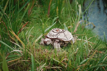 Μηχανικό τρισδιάστατο παζλ EWA Eco Wood Art 3D Wooden Puzzle Mechanical Model - Turtle (4815123000976) - Image 9