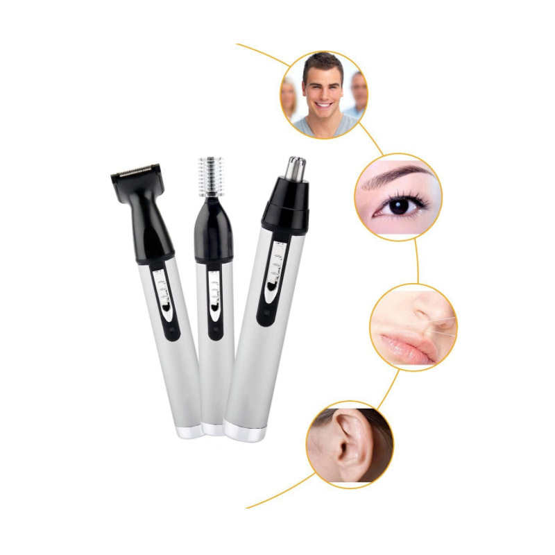 Επαναφορτιζόμενη Κουρευτική - Ξυριστική Μηχανή με Τρίμμερ 3 σε 1 Hoppline HOP1000698 - Image 3