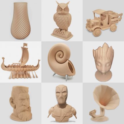Αναλώσιμο Ανταλλακτικό Filament PLA 1.75mm για 3D Pen & 3D Printer  – Wood 5m - Image 2