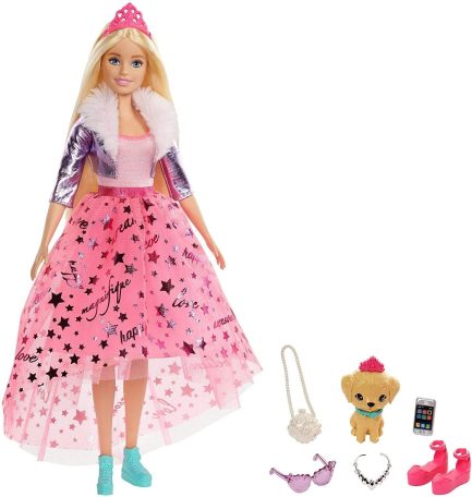 Mattel Barbie Princess Adventure: Deluxe Κούκλα με Κουτάβι και Αξεσουάρ (GML76) - Image 2