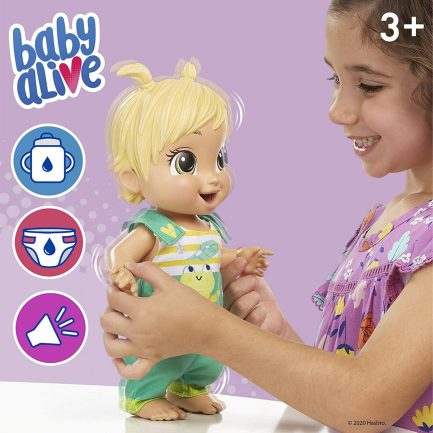 Hasbro Baby Alive Κούκλα με Αναπήδηση Ξανθά Μαλλιά (E9427) - Image 3