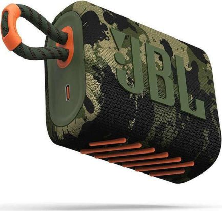 JBL Go 3 Αδιάβροχο IP67 Ηχείο Bluetooth 4.2W με 5 ώρες Λειτουργίας Squad - (JBLGO3SQUAD)(3 έτη εγγύηση Προμηθευτή) - Image 6