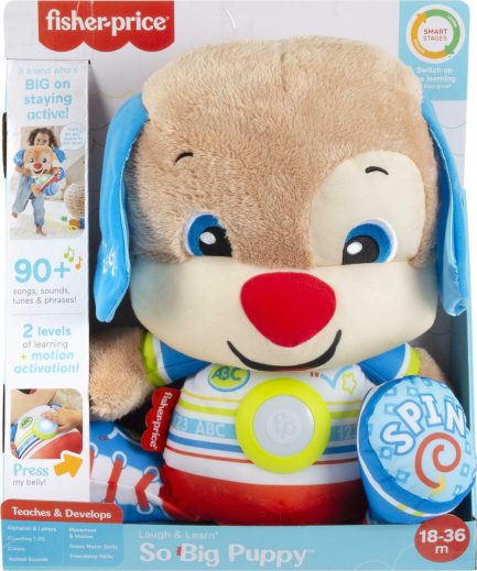 Fisher Price Laugh & Learn Μεγάλο Εκπαιδευτικό Σκυλάκι Smart Stages (HCJ16) - Image 4