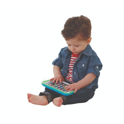 Fisher Price Ηλεκτρονικό Παιδικό Εκπαιδευτικό Laptop/Tablet Παίζω & Μαθαίνω (Ελληνικά) για 1+ Ετών (DKK08) - Image 4
