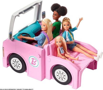Barbie 3 Σε 1 Dreamcamper Τροχόσπιτο (GHL93) - Image 5